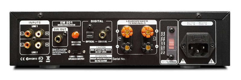 EM-201 Amplificatore stereo compatto 2X35W  Bluetooth